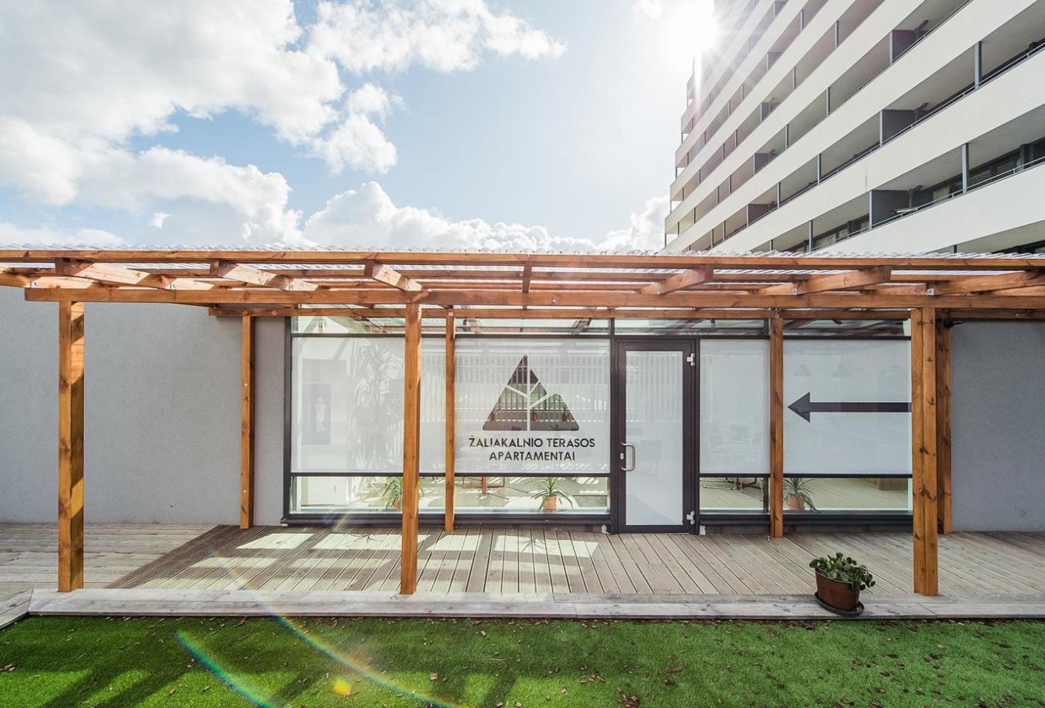 Zaliakalnio Terasos Apartamentai 2 Kaunas Exterior foto